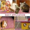 4 шт. Подстилка для клетки морской свинки, подстилка для клетки морской свинки, многоразовый коврик-подкладка для кролика, моющийся тренировочный коврик, коврик-подстилка для сна животного