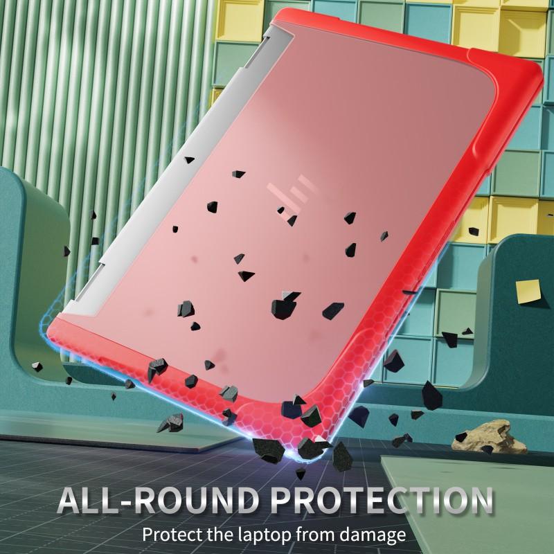 Защитный чехол для ноутбука HP ENVY X360 14 дюймов с вентиляционным отверстием, нескользящее матовое покрытие, противоударный, с подставкой, 2-в-1