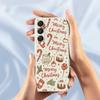 For Samsung Galaxy A16 5G/4G Case Merry Christmas Pattern Printing Straight Edge TPU Phone Back Cover