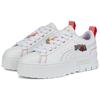 Puma Mayze Pierced - Белые мультиженские кроссовки Гвоздика-Розовый 386582-01