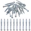 42 Pieces Expansion Screw Bolts with 6 Size Hollow Drive Wall Anchor Screws Assortment Kit Home Improvement Drywall Lamp