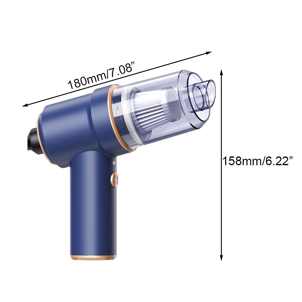 80000 Па Автомобильный Пылесос Беспроводная Зарядка Сжатый Воздуходувка 2 в 1 Воздушный Пылесос Ручной Высокомощный Пылесос Для Домашнего Офиса