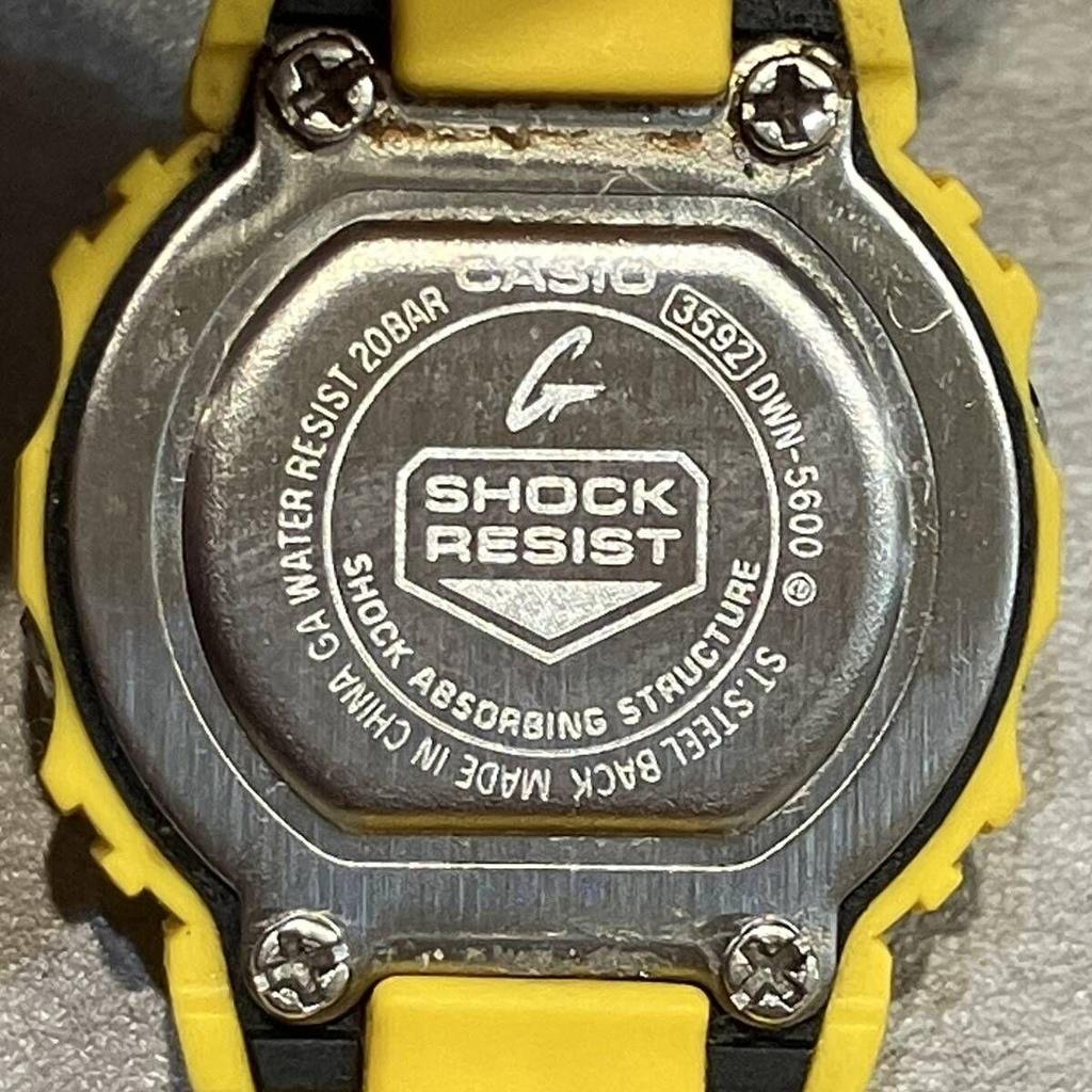 Б/у часы CASIO G-SHOCK DWN-5600-9JR Кольцо Casio