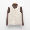 Pinghu New National Standard 90 Down Short Down Liner Vest Women's Light and Thin Inner Collarless New Vest Autumn and Winter Vest