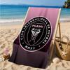 Inter Fc Emblem Printed Microfiber Beach Towel, Soft And Absorbent, Quick-Dry, Ideal for Summer Travel, Beach Essential, Swimming Pool