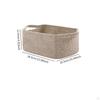 Cotton Rope Woven Storage Basket Baby Nappy Child with Handles Towels for Office Dorms