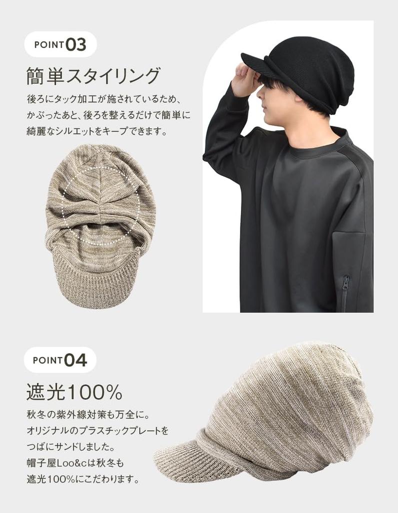 Вязаная шапка с полями, большой размер, хлопковая вязаная шапка, свободный размер, вязаная шапка, всесезонная, защита от холода, унисекс, хлопковая медицинская шапка, размер [Loo&c] для мужчин