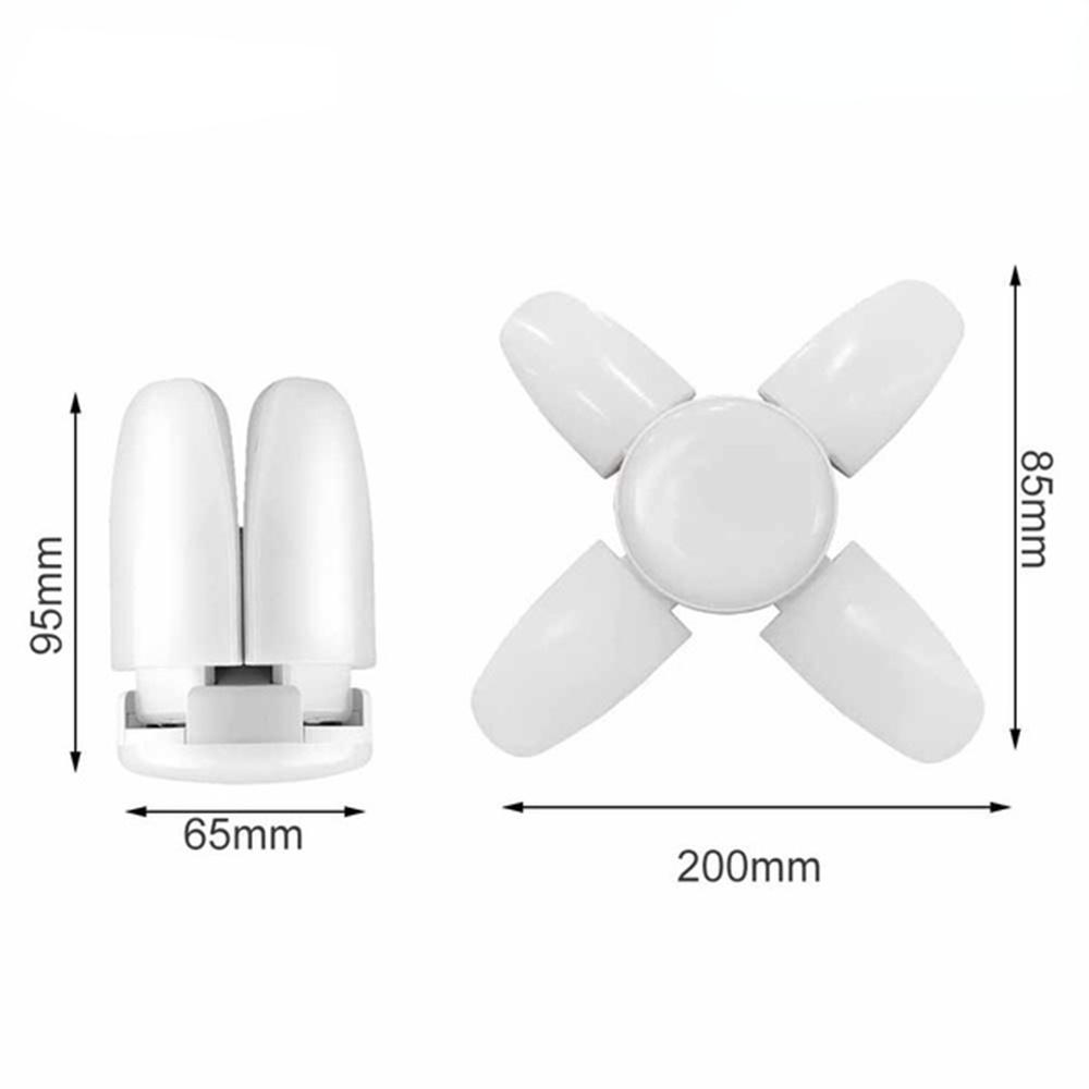 1 шт. E27 светодиодный светильник для гаража, деформируемый AC85-265V 28 Вт 3800LM, потолочный светильник, лампа для мастерской WBL