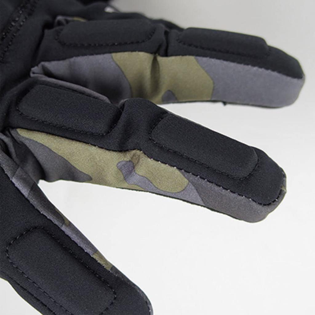 KOMINE WP Protect Winter Gloves Kitora Size Waterproof and Protective for and Winter - Black/Wood Camo, M, GK-816 1080, Spring, Autumn,