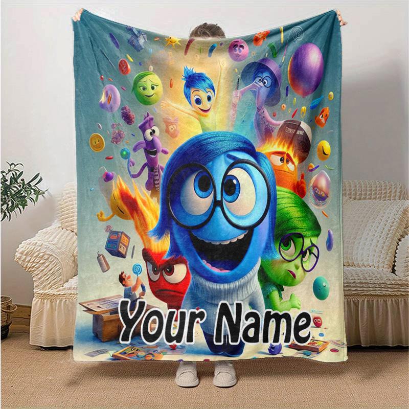 Custom 1pc Inside Out Adventure Blanket, Soft And Comfortable Blanket, Casual Warm, Camping Travel Blanket, Birthday Gift Q91084