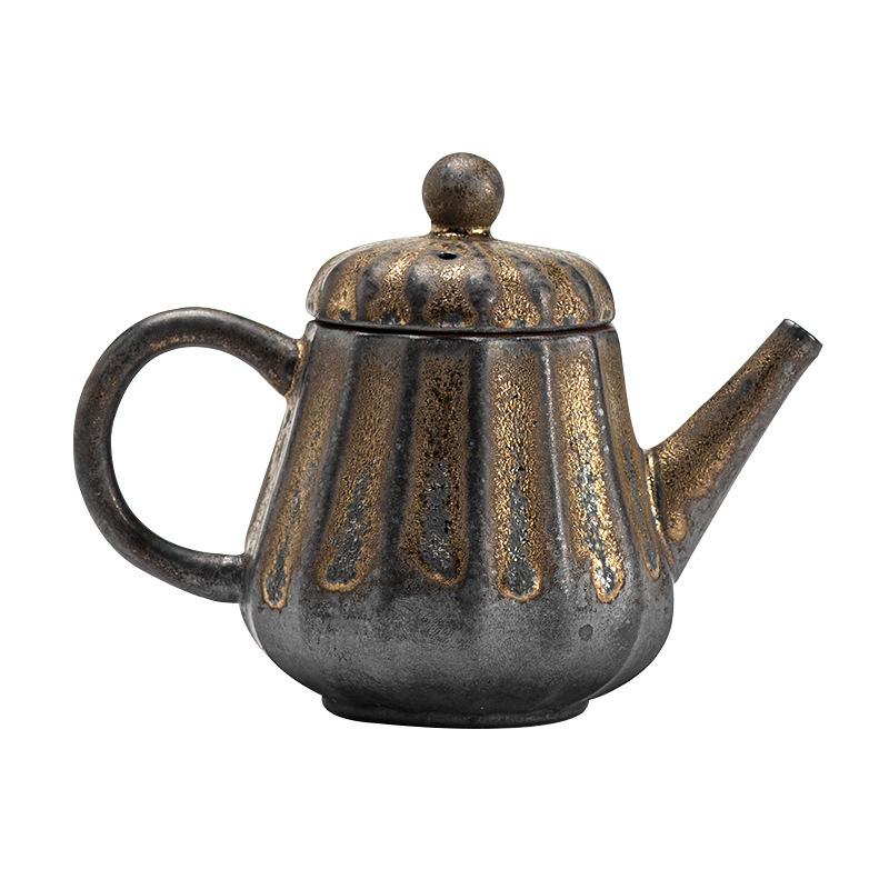 Керамический чайник BRCoarse Pottery Креативный керамический чайник для офиса Набор для чая Пуэр Лунцзин Кунг-фу Ретро Китайские аксессуары для чайной церемонииEY