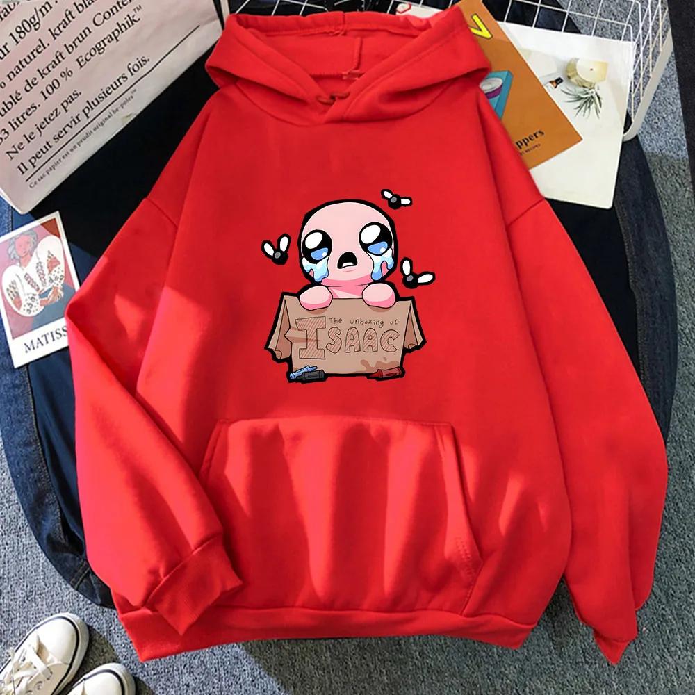 The Binding of Isaac Hoodies Women Men Sweatshirts Harajuku Lovely Kawaii Casual Hoody O-Neck Long Sleeve Unisex Jacket Y2k Tops
