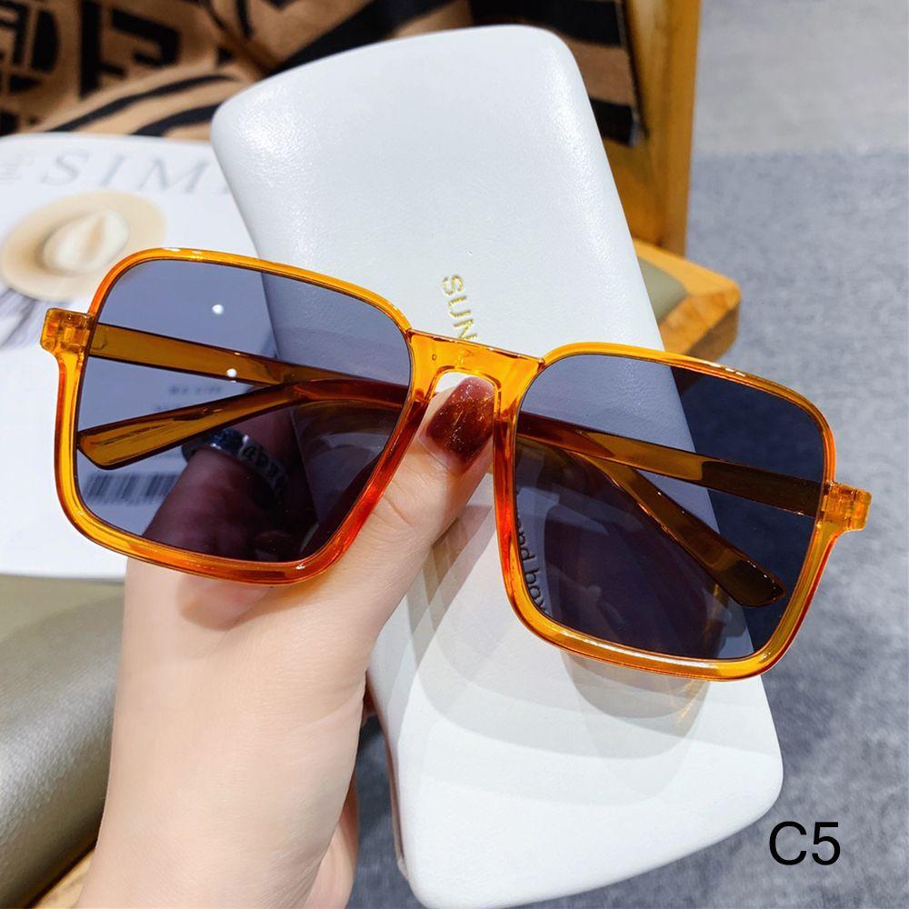 Luxury Black Eyewear UV400 Men Sun Glasses Oversized Sunglasses Goggle Women Square Sunglasses