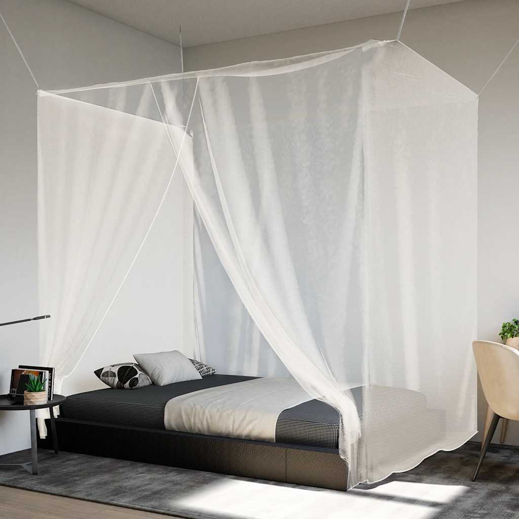 Vidaxl Moskitiera Wisząca, Biała, 220X100X150 Cm