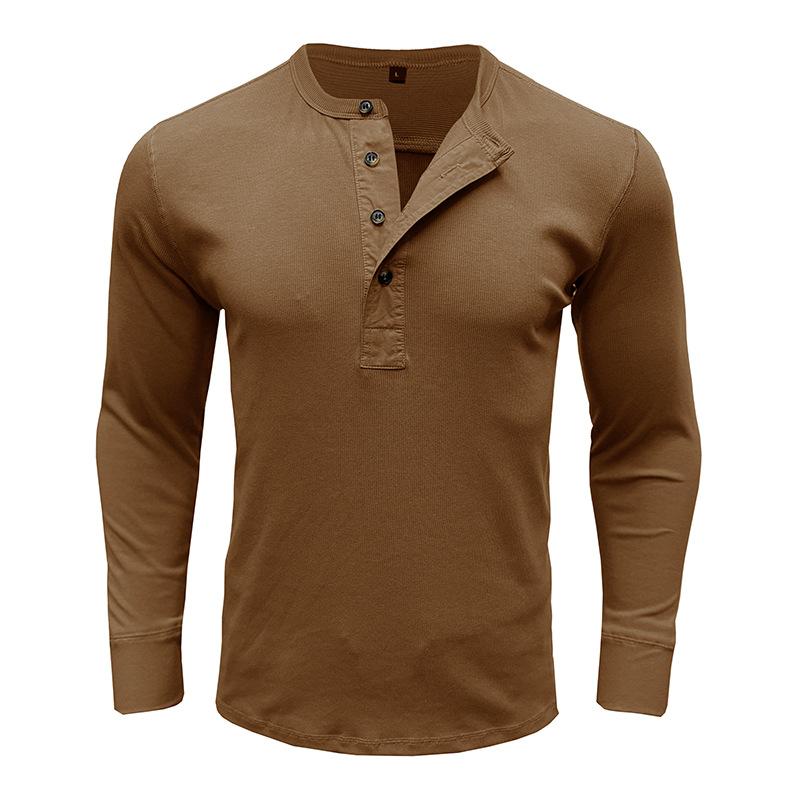 Men S Slim Fit Long Sleeve Crew Neck T Shirt Casual Top