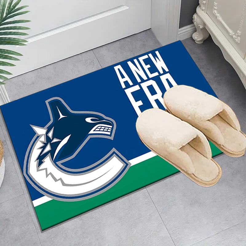 Vancouver Canucks Rug Area rug for Livingroom, Bedroom, Palyroom, Chair Rug, Office Rug, Floor mat, Large Size Fan Christmas Birthday gift