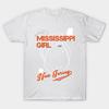 Женская футболка Джерси Миссисипи Принт Харадзюку Кавайная футболка Летняя футболка с коротким рукавом Женская футболка Топ