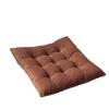 Warm Corduroy Strap Chair Cushion - Solid Color, Comfortable Chair Pad for Autumn and Winter