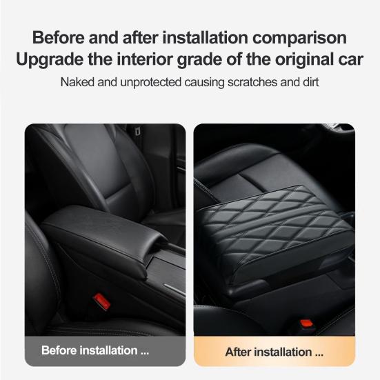 Водонепроницаемая подушка для автомобильного подлокотника из пены с эффектом памяти, недеформируемая универсальная подушка для подлокотника автомобиля, простая установка