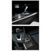 Real Carbon Fiber LHD/RHD for BMW 1 2 Series F20 F21 F22 Accessories Sticker Car Multimedia Knob Panel Cover Interior Trim