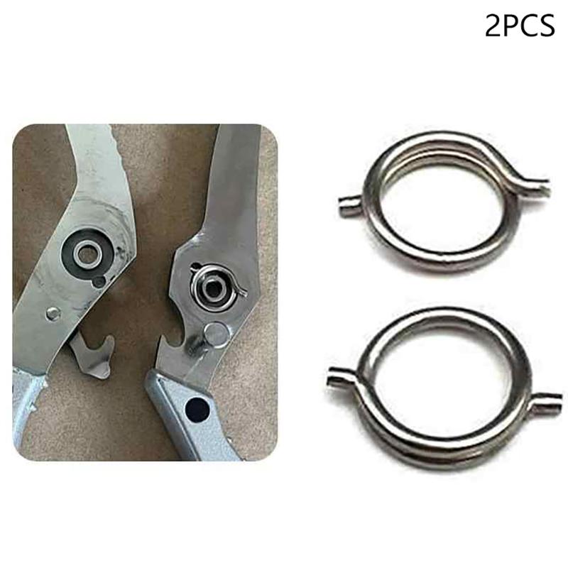 2 шт., аксессуары для ножниц для куриных костей, диаметр пружинной проволоки 1,8 мм, внешний диаметр 15 мм, никелированная стальная пружина кручения