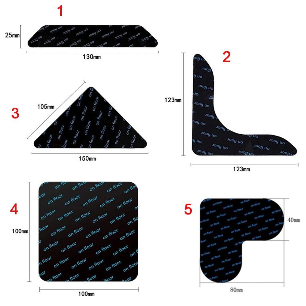 8 шт. самоклеящаяся наклейка на коврик из полиуретана с захватом для ковра