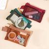 Mesh Storage Pouch Transparent File Folders Multi-Purpose Cosmetic Makeup Bags  Students Gift