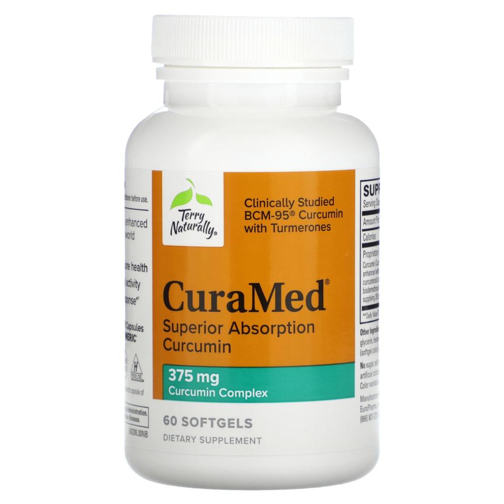Terry Naturally CuraMed, 375 Mg, 60 Softgels