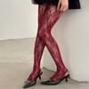 1 пара ретро-колготок с цветочным узором в сетку, модные, несколько цветов на выбор, летние тонкие прозрачные обтягивающие сексуальные чулки