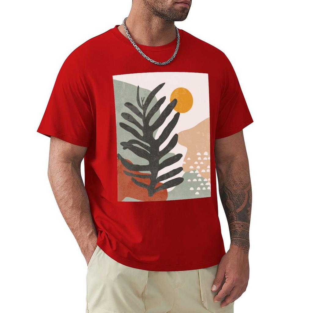 Абстрактная футболка Винтажная графическая футболка Хлопковые графические футболки Оверсайз Черная одежда для мужчин