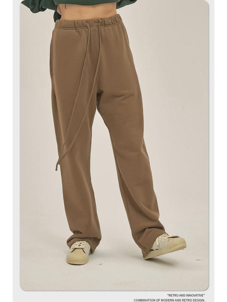 ARTIE Men's 2024 Velvet Drawstring Wide-Leg Trousers - Smith Street Fashion Style