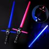 1 комплект, игрушка-световой меч, имитация координации рук и глаз, гладкая поверхность, прочный, битва родителей и детей, растягивающиеся светодиодные светящиеся мечи для вечеринки