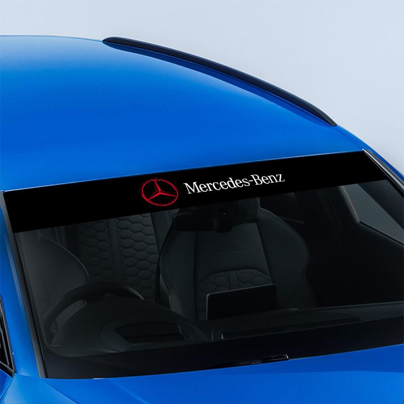 VRF2 Car Front Windshield Stickers Front and Rear Decorative Decals Sticker For Mercedes Benz A300 A200 CLK CLA A180 E220 A300 S300