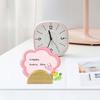 10Pcs Semicircular Wooden Business Card Holder Reusable Wedding Banquet Restaurant Table Number Place Card Holder Stand