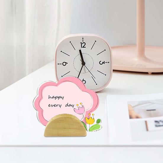 10Pcs Semicircular Wooden Business Card Holder Reusable Wedding Banquet Restaurant Table Number Place Card Holder Stand