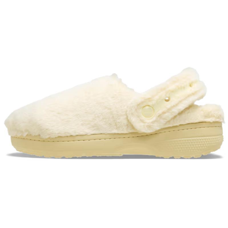 Crocs Comfortable Simple Closed-Toe Slippers Unisex Slippers Beige 211116-108