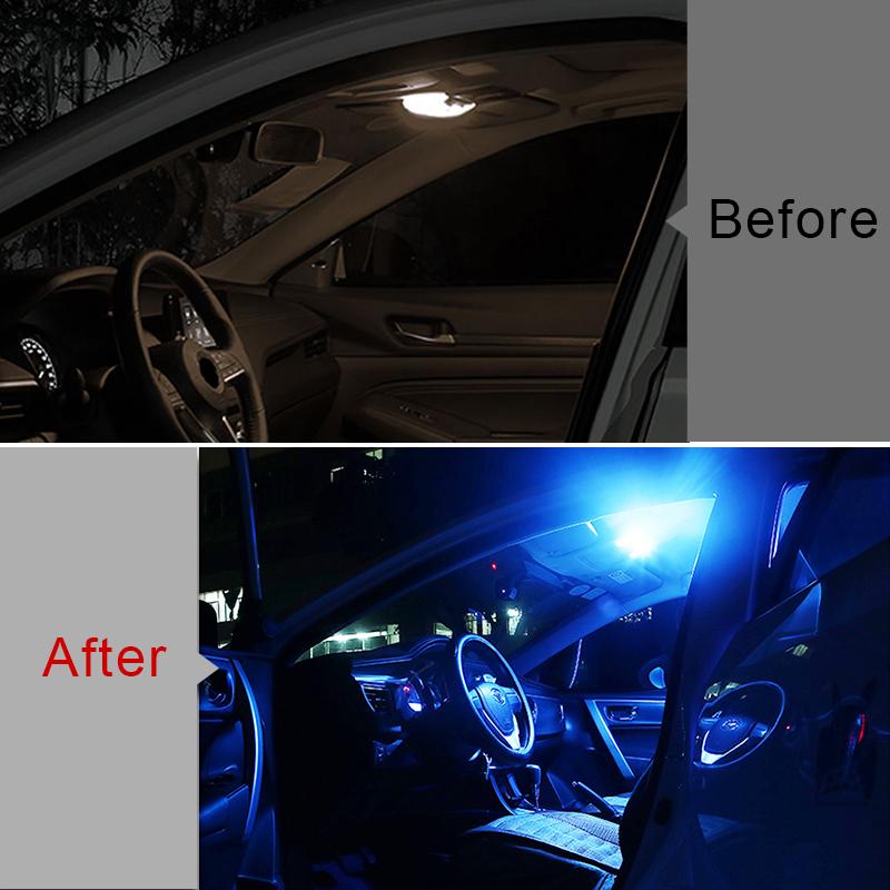 For Peugeot 3008 II SUV 2016 2017 2018 14pcs Car LED Lights Interior Reading Bulb Dome Lamp Trunk Lights Accessories