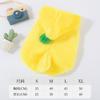Dog autumn clothes funny banana transformation clothing warm winter clothing cute cat clothes pet clothing