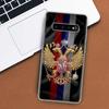 Чехол для телефона с эмблемой и флагами России для Samsung Galaxy S10 Plus S20 FE S21 S22 Ultra S10E S9 S8 + S6 S7 Edge Lite Shell Coque