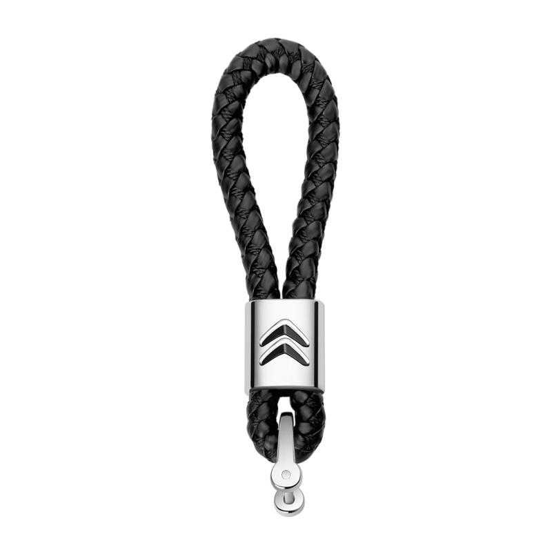 MGHK6 1Pcs Car Badge Keychain Zinc Alloy Keyring Pendant For Citroen C1 C2 C3 Grand C4 Picasso C4L VTS C-ELYSEE Berlingo Saxo Xsara
