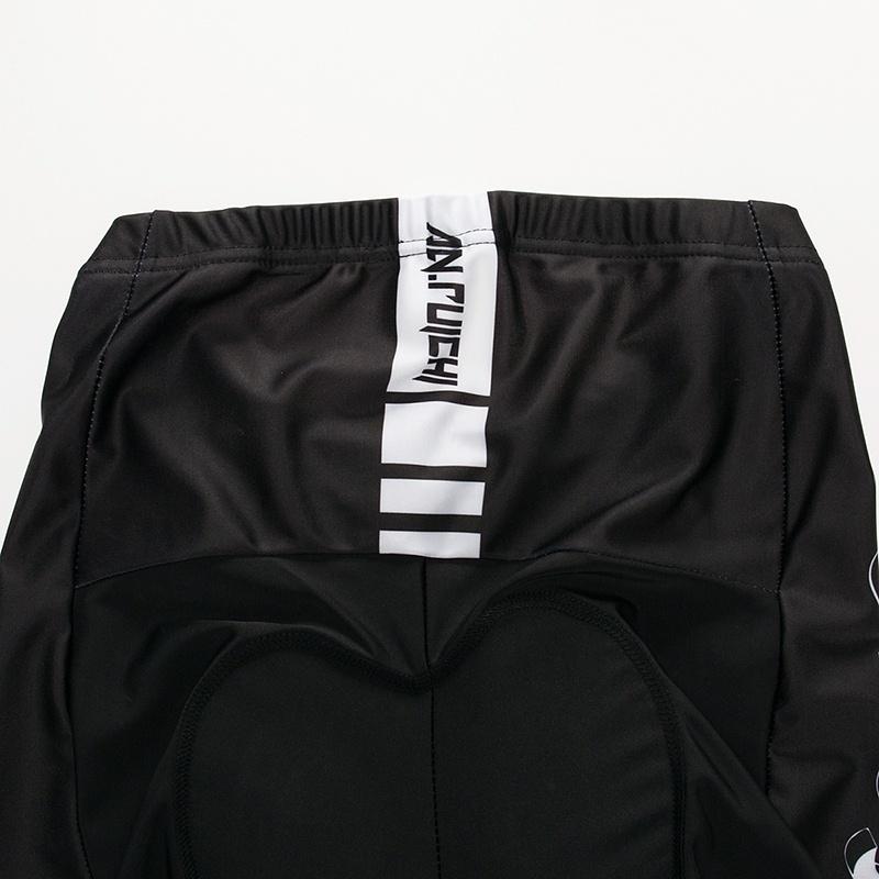 Летний короткий комплект одежды для езды на велосипеде, мужские спортивные трикотажные костюмы, черные брюки-комбинезон