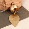 Retro Water Droplet Bell Copper Wind Chip Pendant Garden Corridor Hanging Wind Chime Creative Home Jewelry Decor