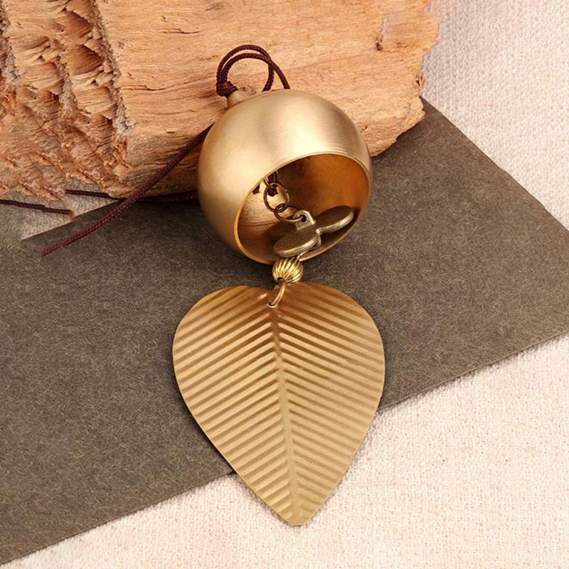 Retro Water Droplet Bell Copper Wind Chip Pendant Garden Corridor Hanging Wind Chime Creative Home Jewelry Decor