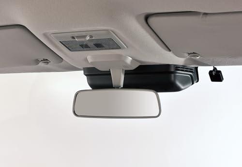 Автомобильное зеркало заднего вида Carmate, двухцветное сине-серое, 1400SR, хромированное, с защитой от бликов, с покрытием для слепых зон [Прозрачно-светло-голубое добавляет современности и моды