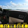 Чехол на приборную панель автомобиля, защитный коврик от ультрафиолетового излучения, нескользящий коврик для Volkswagen VW Golf 4 MK4 1997 1998 1999 2000 2001 2002 2003