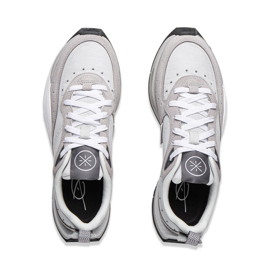 Li Ning Wade 1% Нескользящие Амортизирующие Износостойкие Упругие Низкие Баскетбольные Кроссовки Мужские Серые ABCW009-3