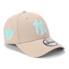 NEW ERA Cap 9FORTY EasySnap 15355855 NER37C5857 New Beige NY New York Yankees Side Patch MLB Onspotz Limited Women's Men's