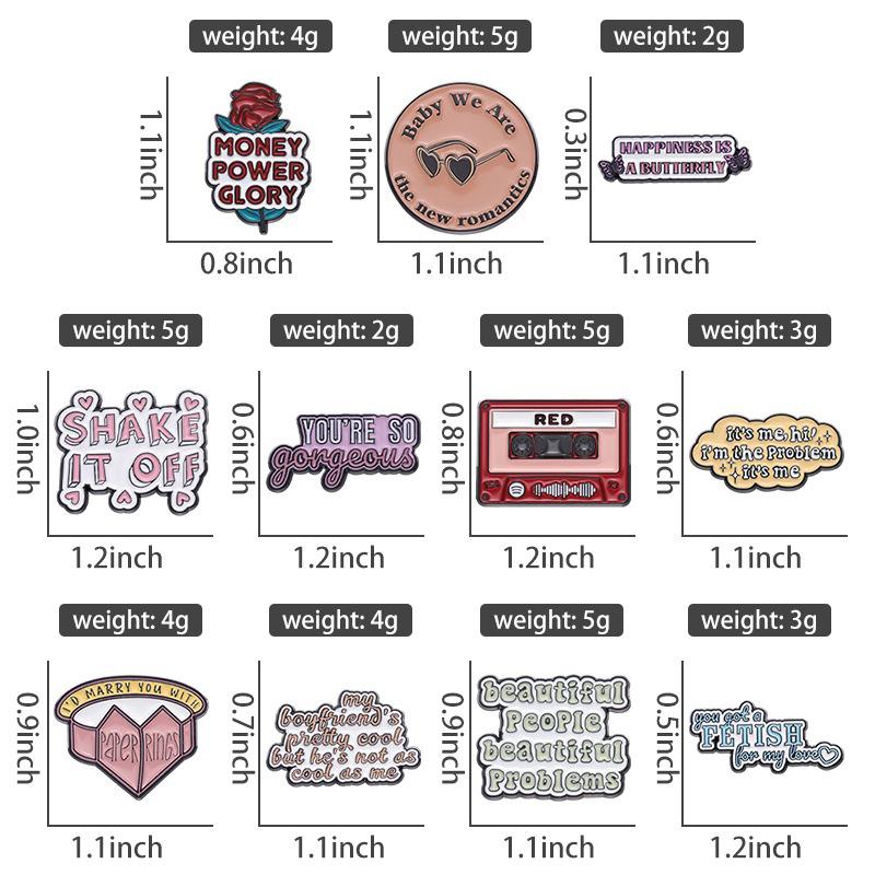 «Всегда устал» - красочная металлическая брошь с цитатой - милый слоган, набор значков на лацкан