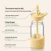 Buydeem Large Capacity Straw Glass Tumbler