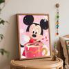 Disney Цифровая масляная живопись Микки Маус горячий шоколад клубника ручная роспись домашний декор картина